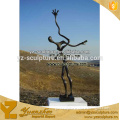 garden casting bronze abstract metal sculpture of awakening